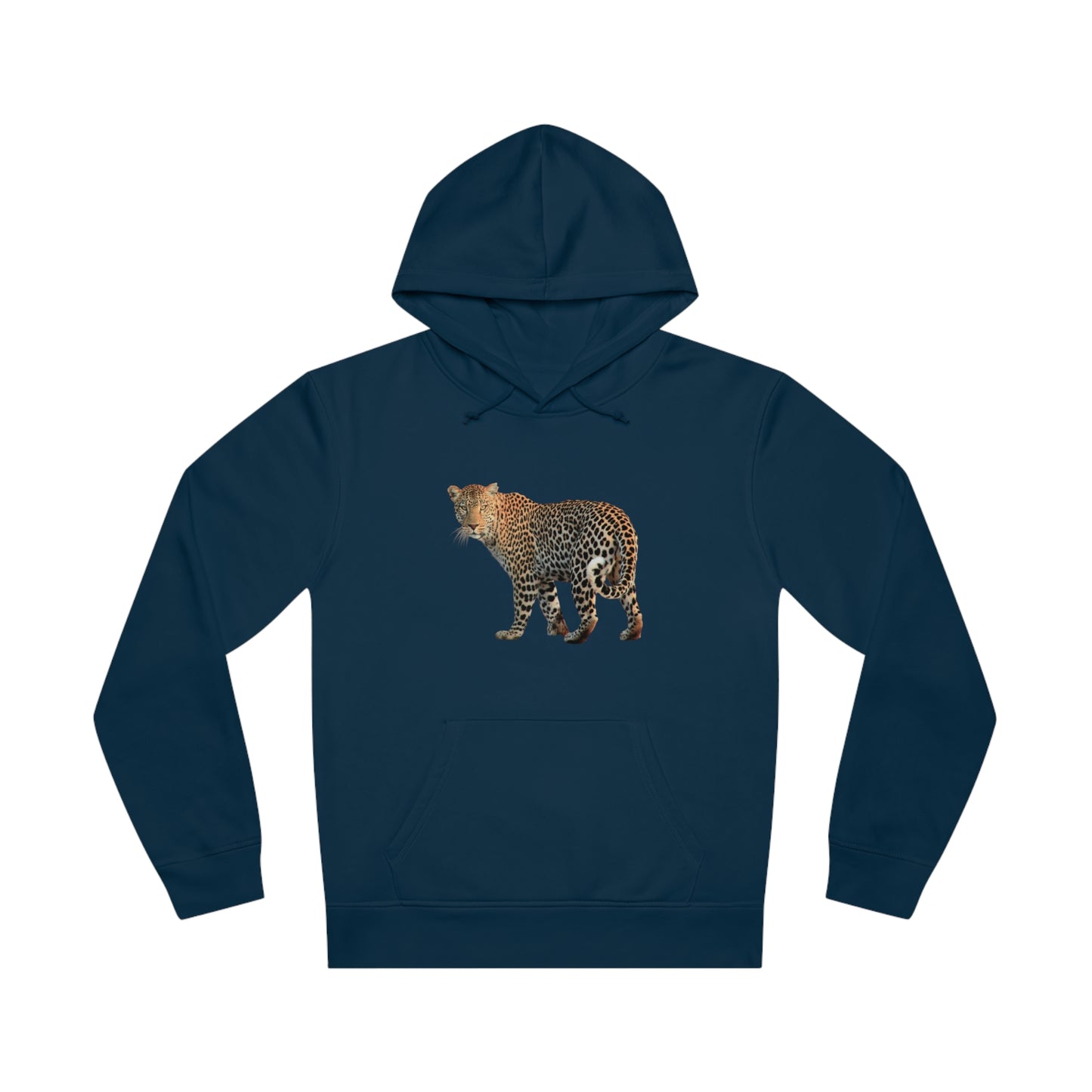 Leopard Turn Organic Material Hoodie Sweatshirt