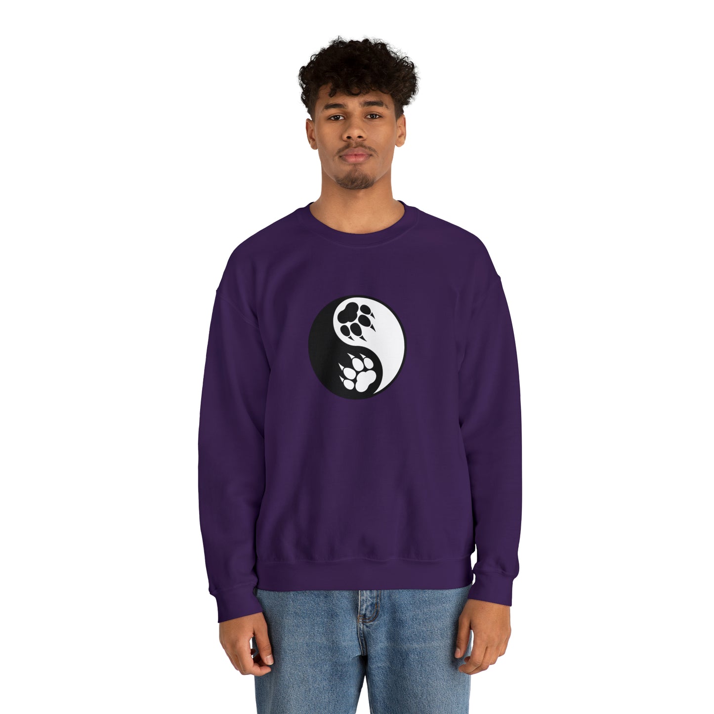 Yin Yang Paw Heavy Sweatshirt