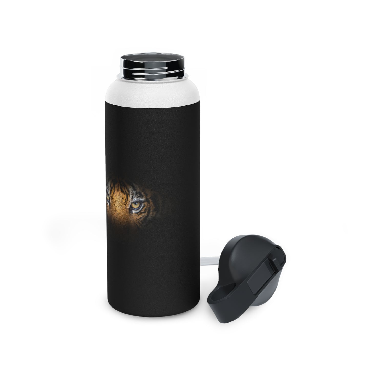 Eyes of the Tiger Stainless Steel Water Bottle