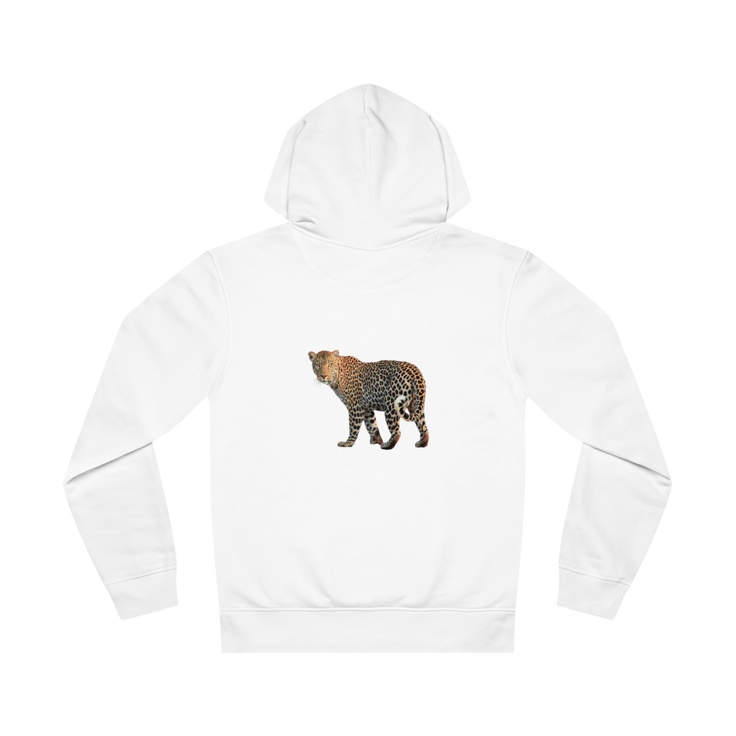 Leopard Turn Organic Material Hoodie Sweatshirt