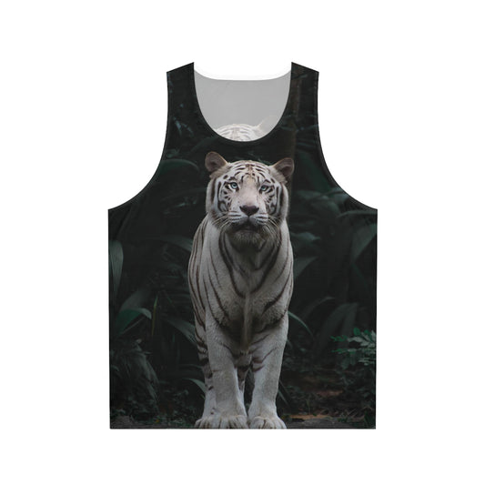 White Tiger Recycled Material Tank Top Shirt