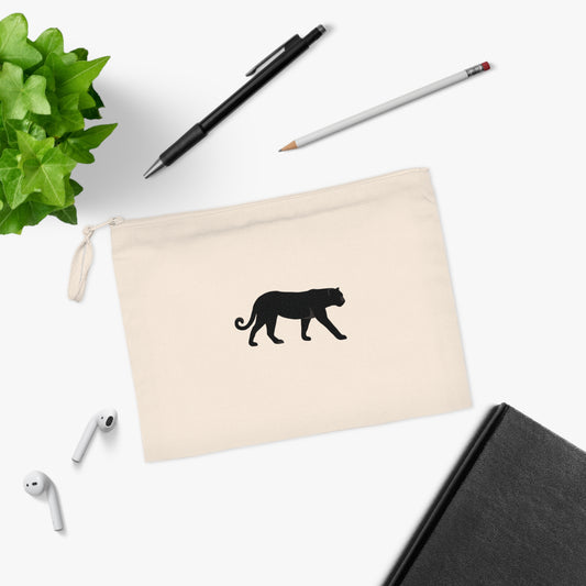 Eco Material Panther Crossing Pencil Bag