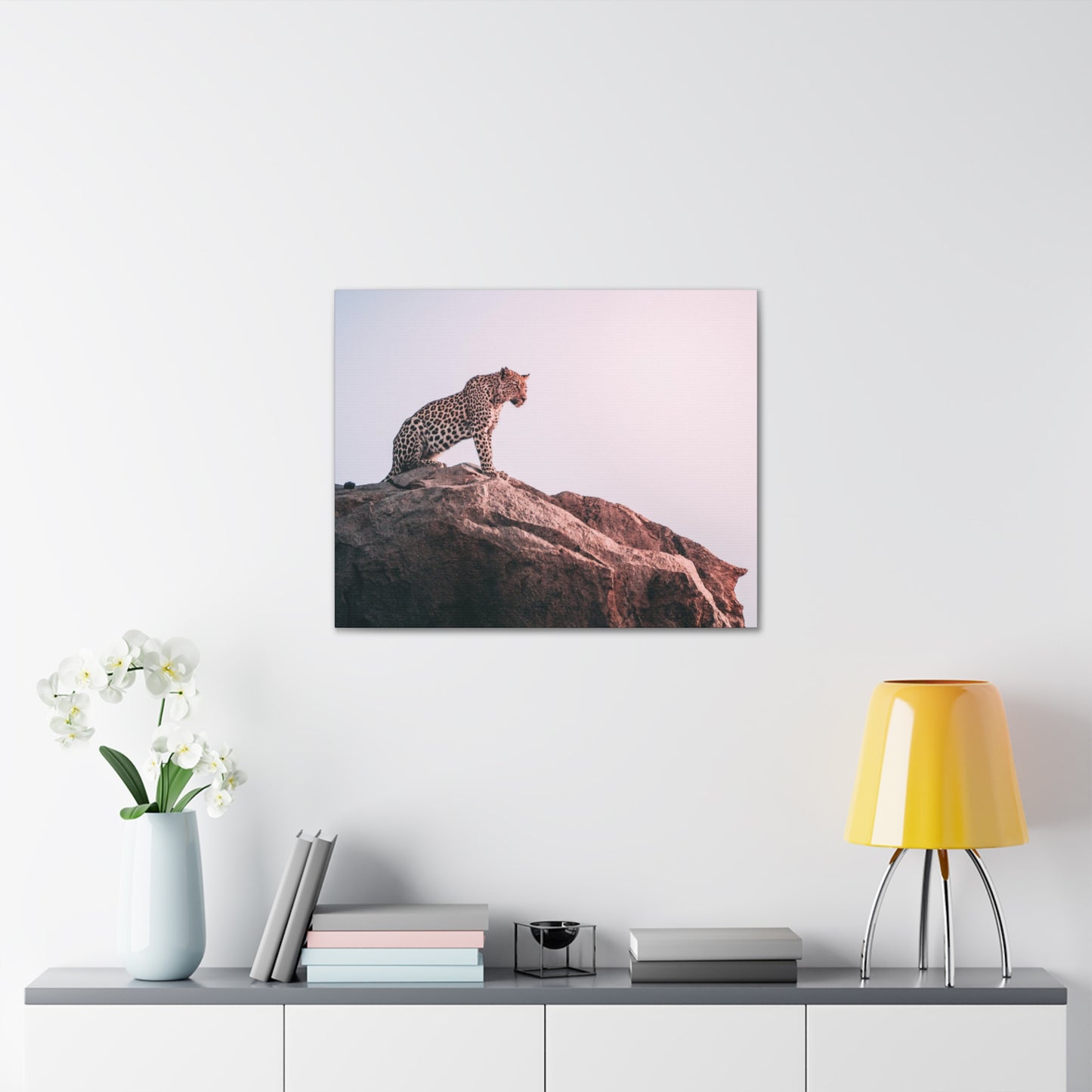 Alpha Cat Canvas Wall Art