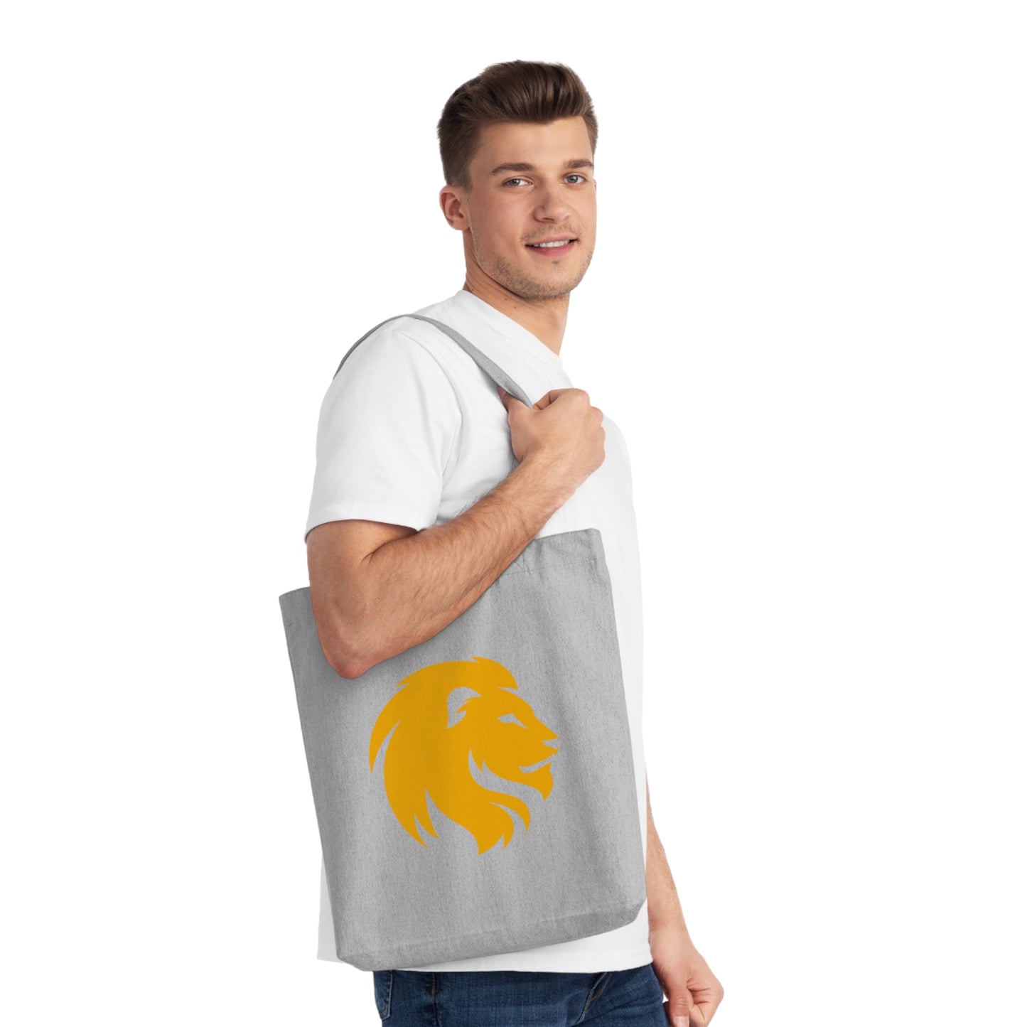 Regal Lion Recycled Materials Woven Tote Bag