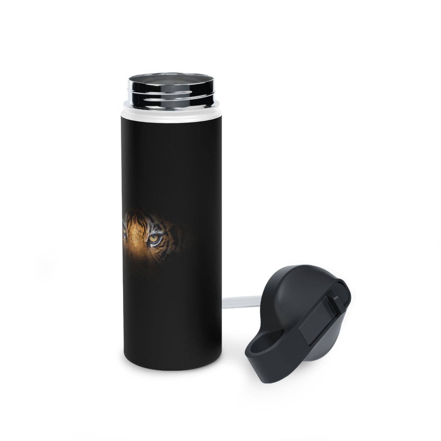 Eyes of the Tiger Stainless Steel Water Bottle