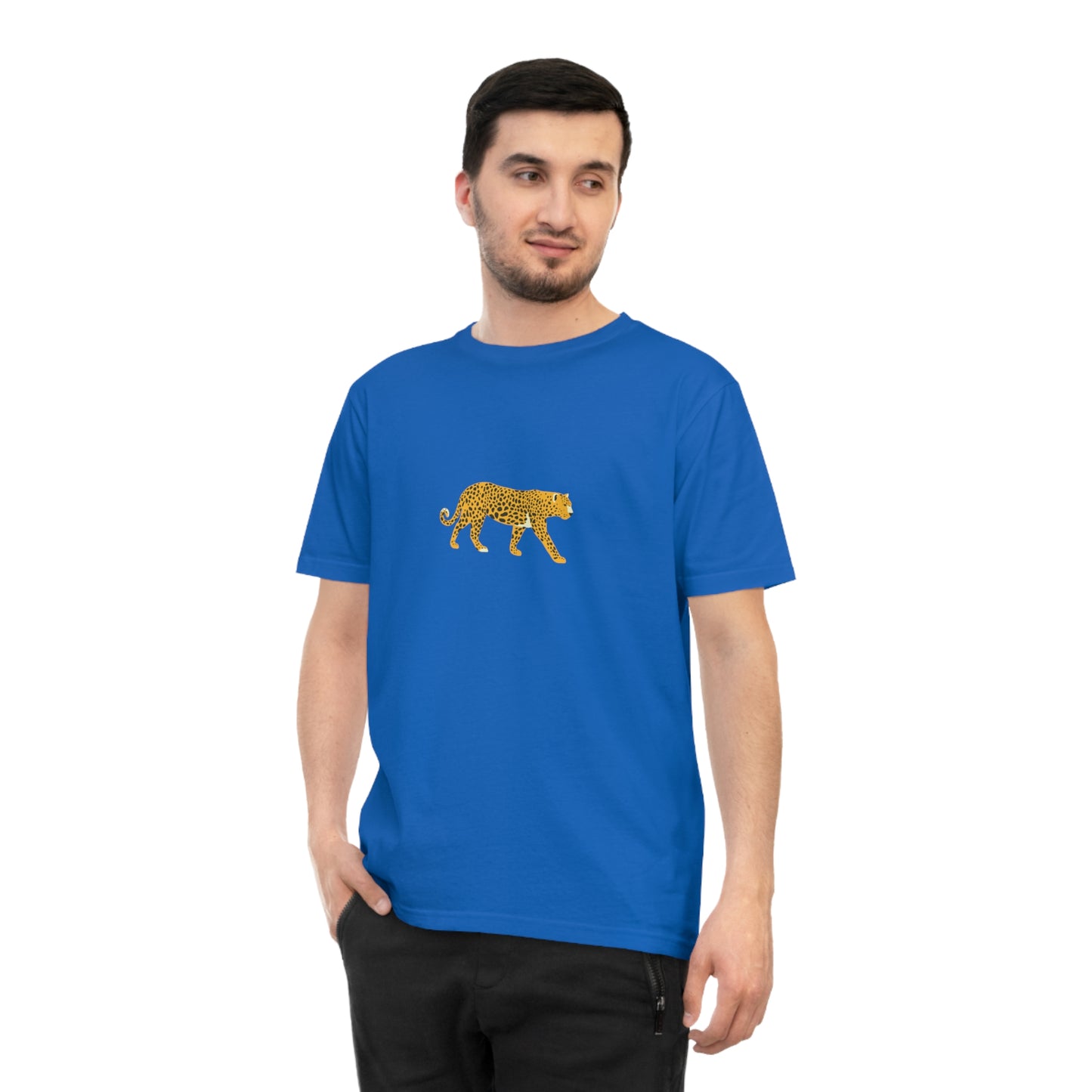 Leopard Crossing Organic Cotton Jersey T-Shirt