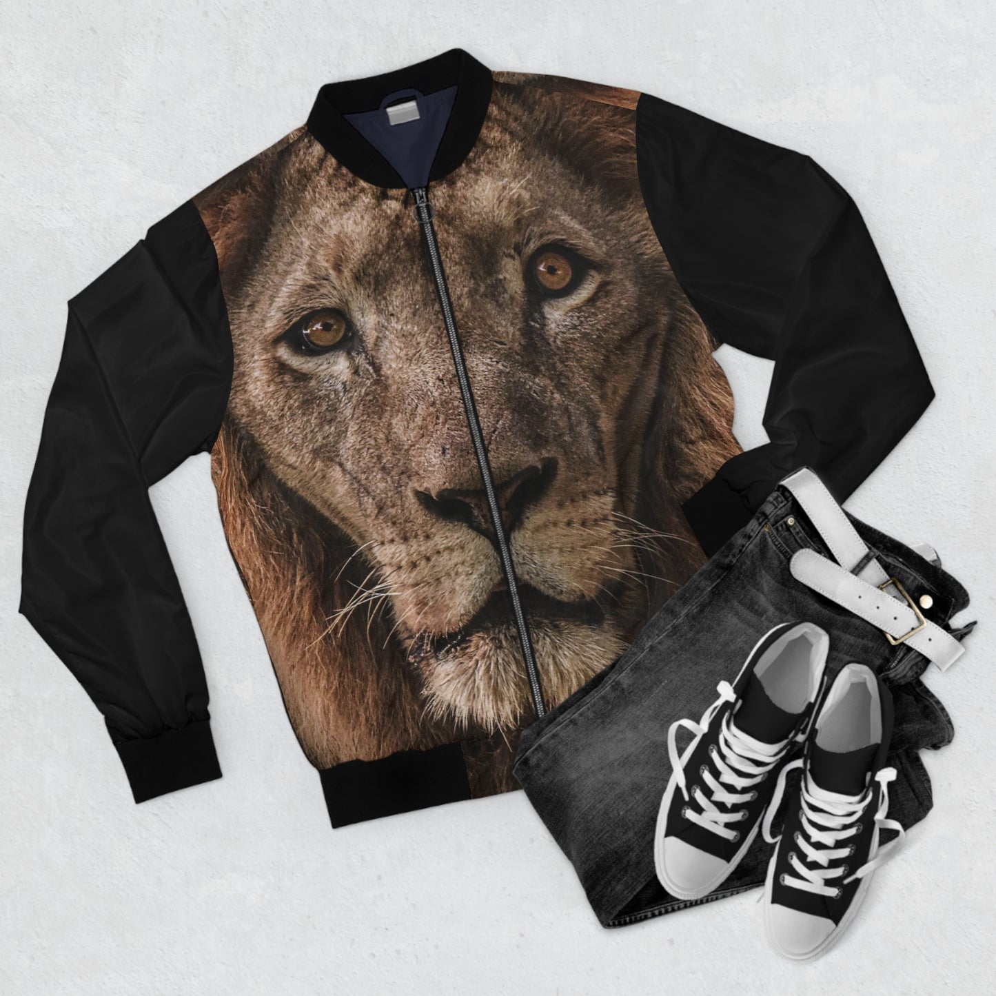 Men's Lion Bomber Jacket