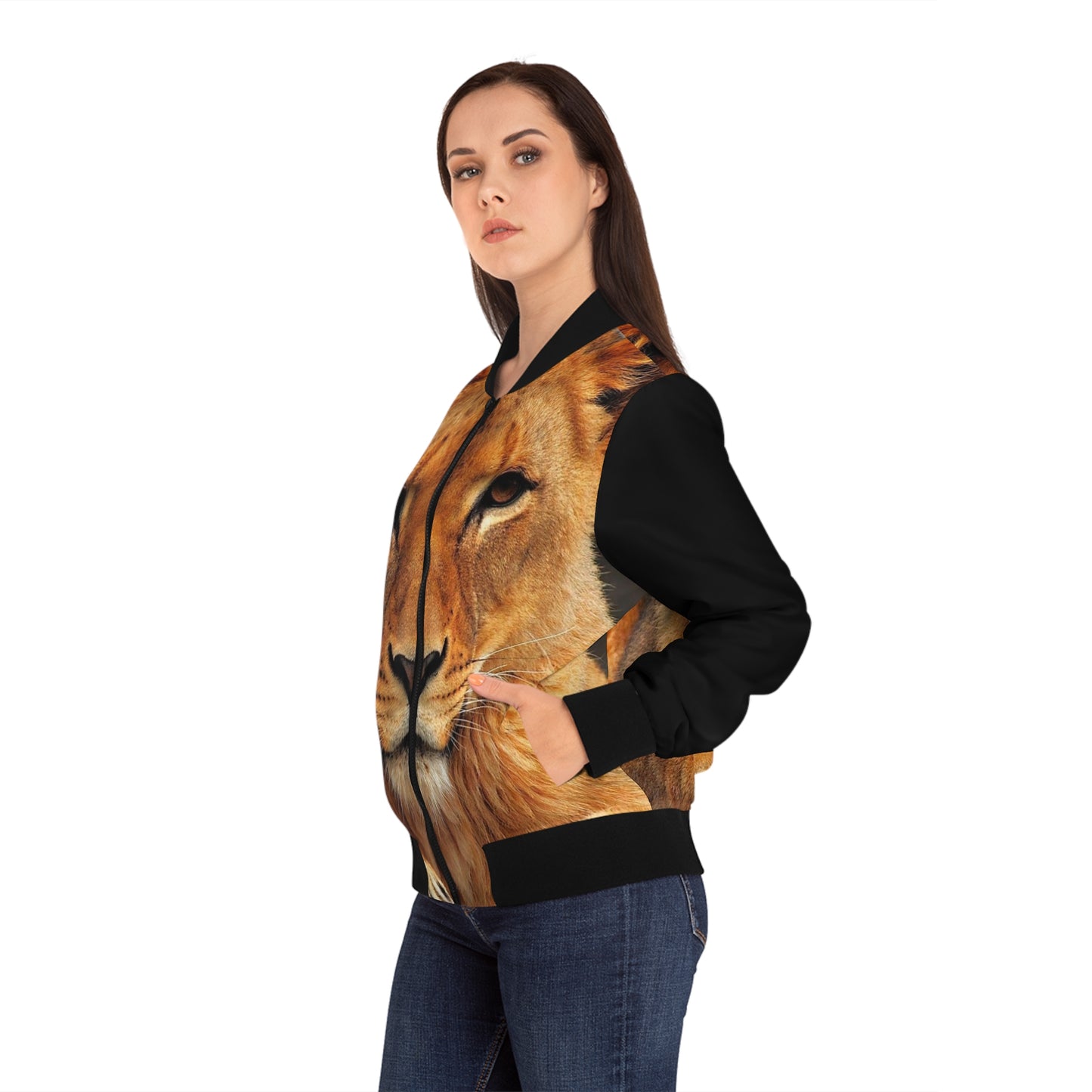 Woman's Lioness Bomber Jacket