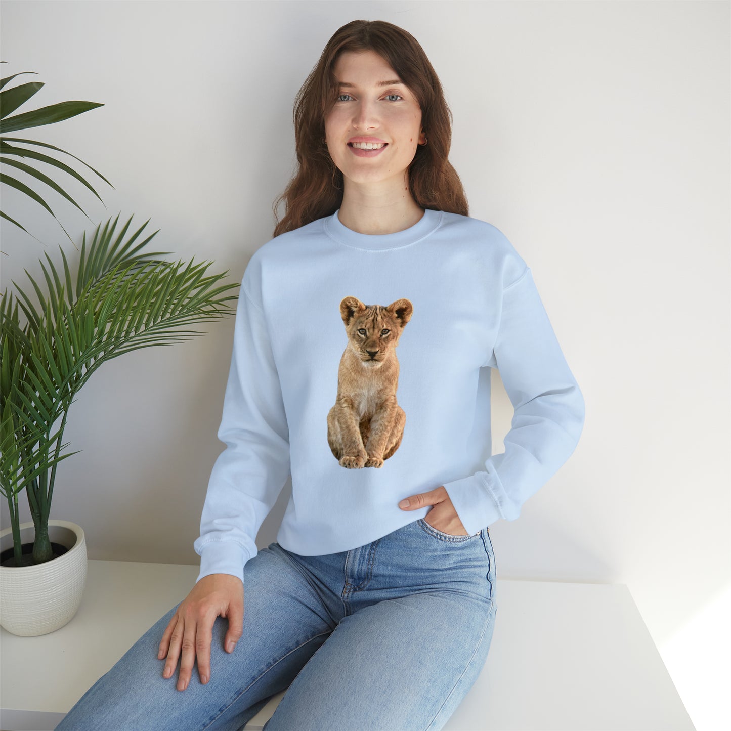 Baby Lion Cub Heavy Sweatshirt