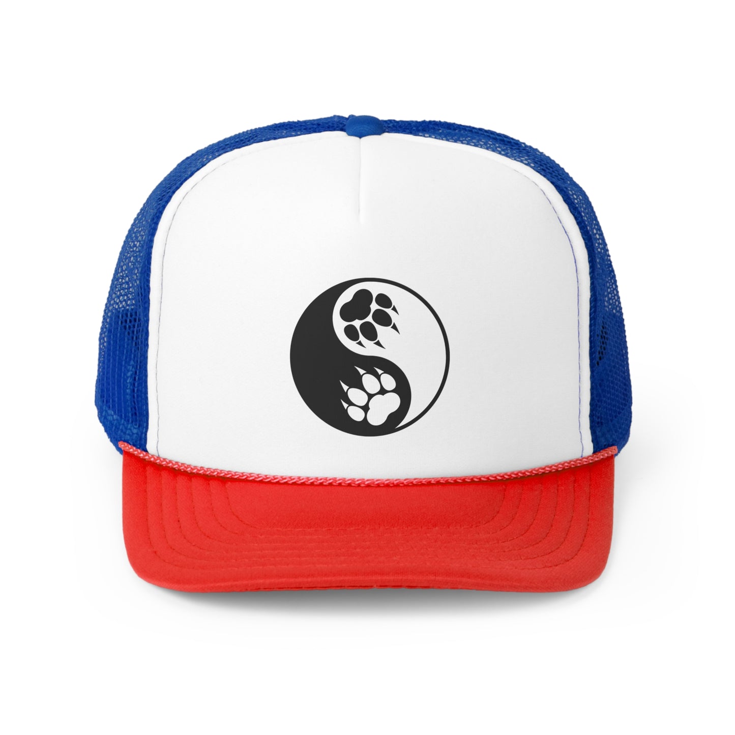 Yin Yang Paw Trucker Mesh Hat