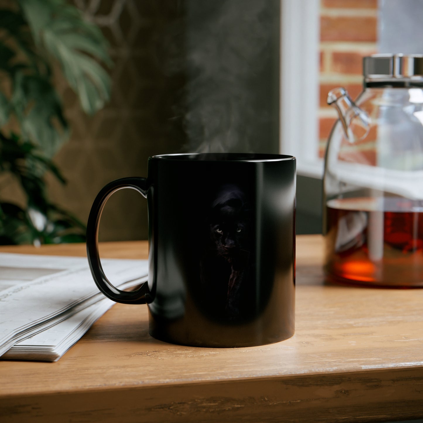 Black Panther Ceramic Mug Cup